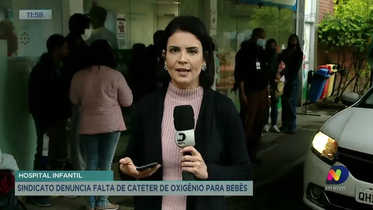 Hospital Infantil: sindicato denuncia falta de cateter de oxigênio para bebês