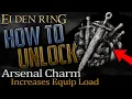 Elden Ring Where to get Arsenal Charm Talisman Increases Equip Load Maximum