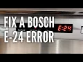 I Fixed My BOSCH E-24 Error Code You can too it s super easy