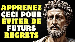 Leçons de vie que j'ai apprises TRÈS tard et que je regrette encore des années plus tard | Stoïcisme