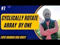 Q7 Cyclically Rotate an Array by One LoveBabbar dsa sheet