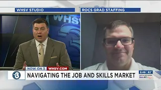 Stuart from ROCS Grad Staffing Interview on ABC News Harrisonburg About College Recruiting