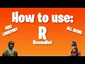How to use ReconBot Free Fortnite Lobby Bot