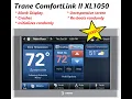 Trane ComfortLink II Thermostat won t respond Blank display Crashes and re-boots and initializes