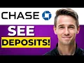 Where To See Pending Deposits Chase 2026