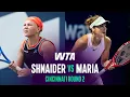 Diana Shnaider vs Tatjana Maria 2026 Cincinnati Round 2 WTA Match Highlights