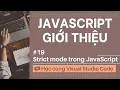 Hoc cung VSCode Nhap mon JavaScript strict mode trong JavaScript