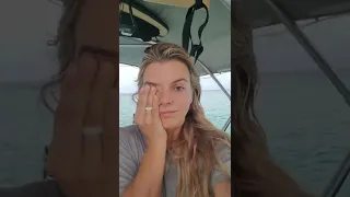 living on a ⛵️ with three animals #shorts