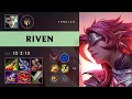 Riven Jungle vs Pantheon - EUW Grandmaster Patch 26 14