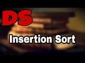 Insertion Sort With C Function in HINDI Step By Step Iteration DATA STRUCTURES