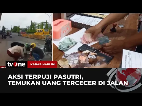 Sehat Terus Orang Baik! Pasutri Temukan Uang Berhamburan di Jalan