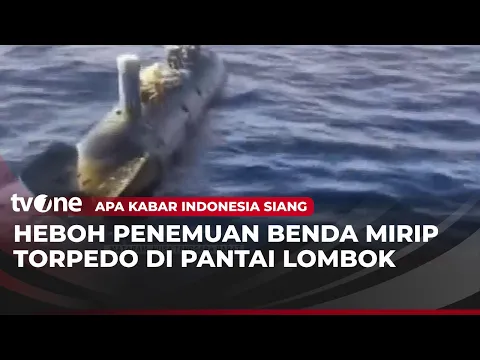 VIRAL! Warga Mataram Digegerkan Benda Mirip Torpedo di Pesisir Pantai