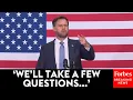 Download Lagu BREAKING NEWS: JD Vance Takes Questions From Reporters At Event In Georgia