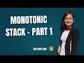 Monotonic Stack - Part 1
