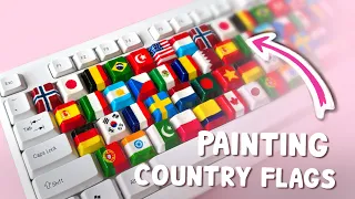 22 countries | Painting My Subscribers' Country Flags 🌏
