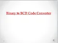 Binary to BCD code converters design - Digital Design-43