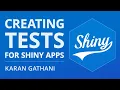 Creating tests for Shiny for Python apps Karan Gathani Posit