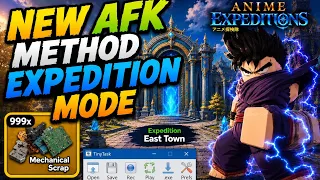 NEW AFK METHOD How To AFK Expedition Mode In Anime Expedition Using TINY TASK