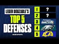 Former NFL defensive end ranks his TOP 5 defenses heading into the 2026 Season