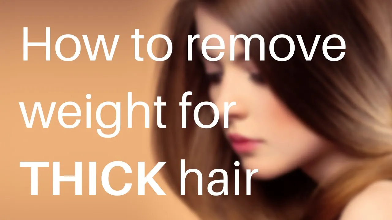 Jake Thompson - Thinning out thick hair