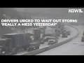 Washington transportation urges drivers to be cautious wait out winter storm