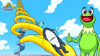 พวกเราสร้าง “สไลเดอร์หวาดเสียวที่สุดในโลก” 🎢 Waterpark Simulator (ตอน 12)
