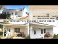 HOW TO MAKE GINGERBREAD TRIM FOR YOUR FRONT PORCH - FREDERICKSBURG TEXAS STYLE