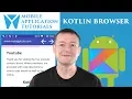 Kotlin android development tutorial - Adding forward and back history buttons