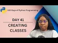 Python OOP Classes and Instances 100 Days of Programming Day 41