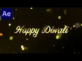 Gold Particle Text Reveal in After Effects - No Plugins 100 After Effects