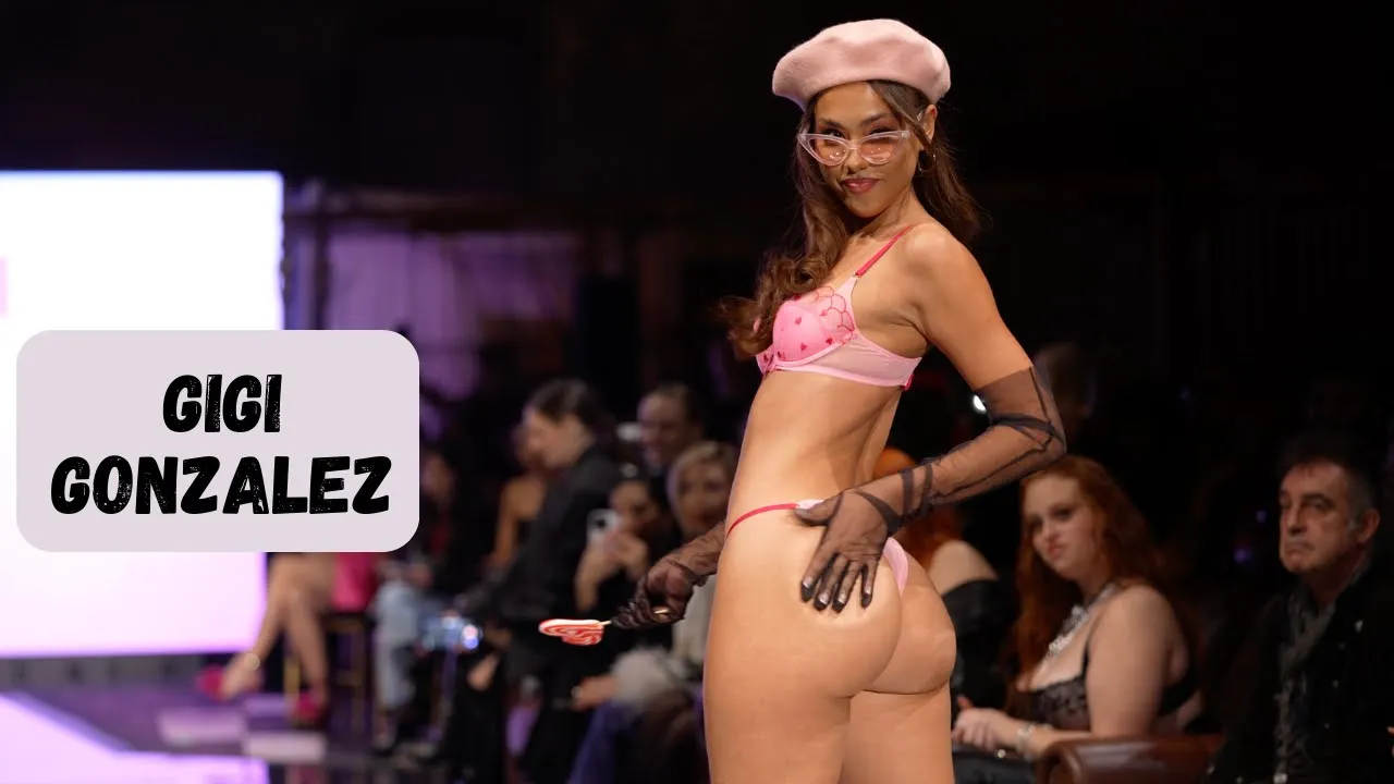 Gigi Gonzalez in Slow Motion 4k | Adore Me Lingerie | New York Fashion Week 2023