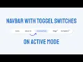 Active Navbar Link Indicator With Html CSS