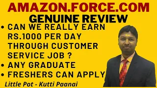 Work from Home Job English Amazon Force com Jobs Amazon in - Genuine Review