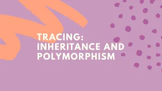 Java Tracing Inheritance and Polymorphism