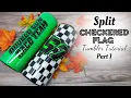 Men s Checkered Flag Racing Tumbler Tutorial