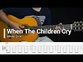 When The Children Cry - White Lion - Fingerstyle Guitar Tutorial TAB