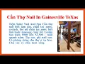 Can Tho Nail In Gainesville TeXas