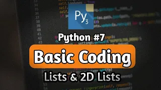 Basic Coding Pydroid 3 Application Lists 2D Lists Python Programming