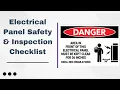 Electrical Panel Safety Inspection Checklist