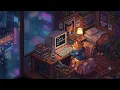 Late Night Coding Session - Pixel LoFi Mechanical Keyboard ASMR 4 Hours