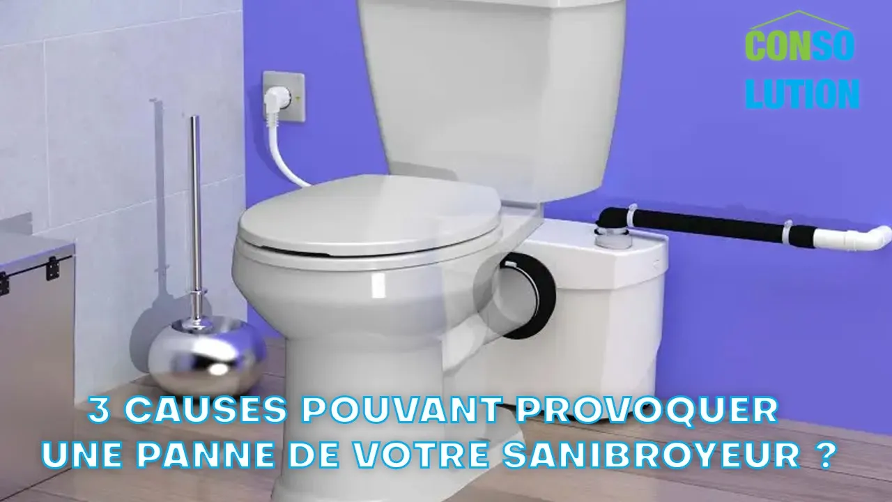 Les trois causes fréquentes de panne d’un sanibroyeur
