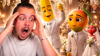 FRESA ENGAÑA a MANGO con su MEJOR AMIGO | VIDEOREACCION ANIMACION FRUTINOVELAS