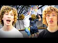 Download Lagu NELSON VS NILES 1v1 TRAMPOLINE BASKETBALL!!