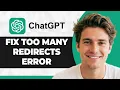 How to Fix the ChatGPT Too Many Redirects Error 2026 Guide