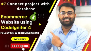 Connect project with the database in CodeIgniter Codeigniter tutorial in hindi Ecommerce website