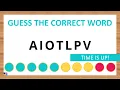 Guess the Correct Word Unscramble in Record Time 7 Letters Agent Quiz