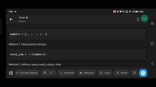 Python Program to Find the Sum of Elements in a List