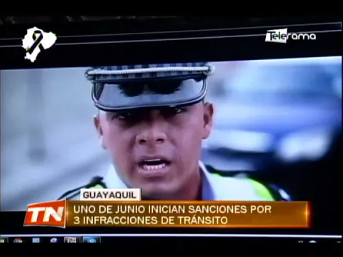Uno de Junio inician sanciones por 3 infracciones de tránsito