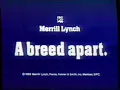 1983 Merrill Lynch A breed apart TV Commercials