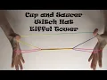 Cup and Saucer Witch Hat and Eiffel Tower String Figures